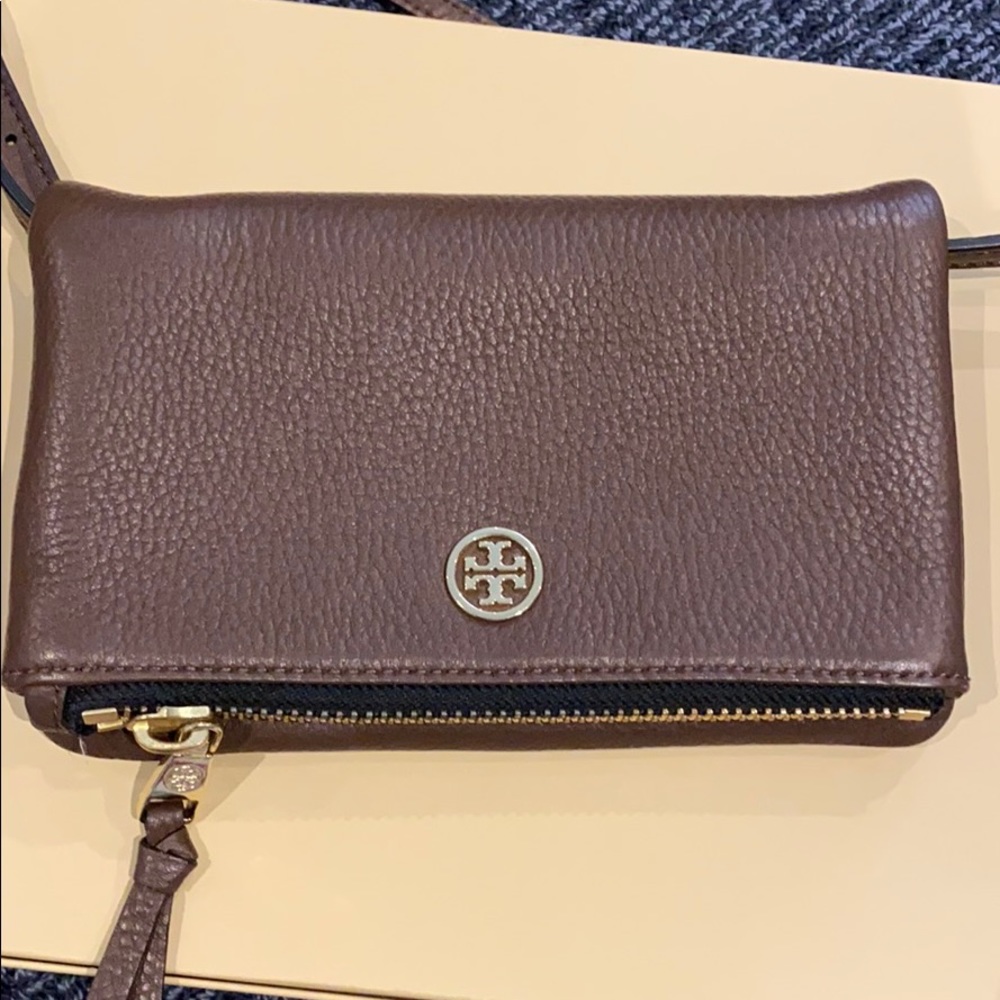 Tory Burch Burgundy Crossbody Bag